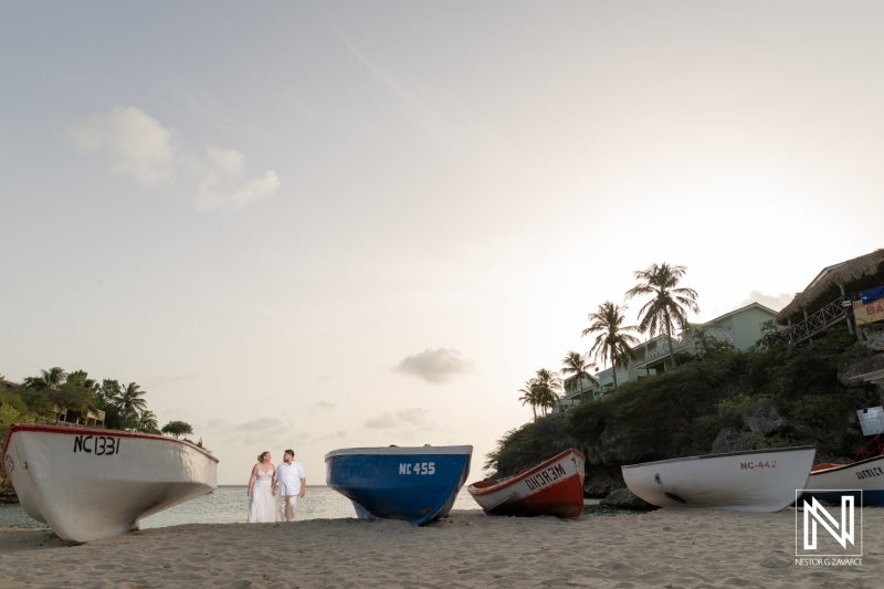 Oceanfront Trash the Dress in Curacao