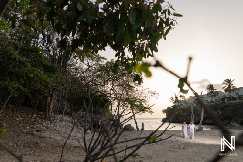 Romantic Couple Portrait at Playa Lagun