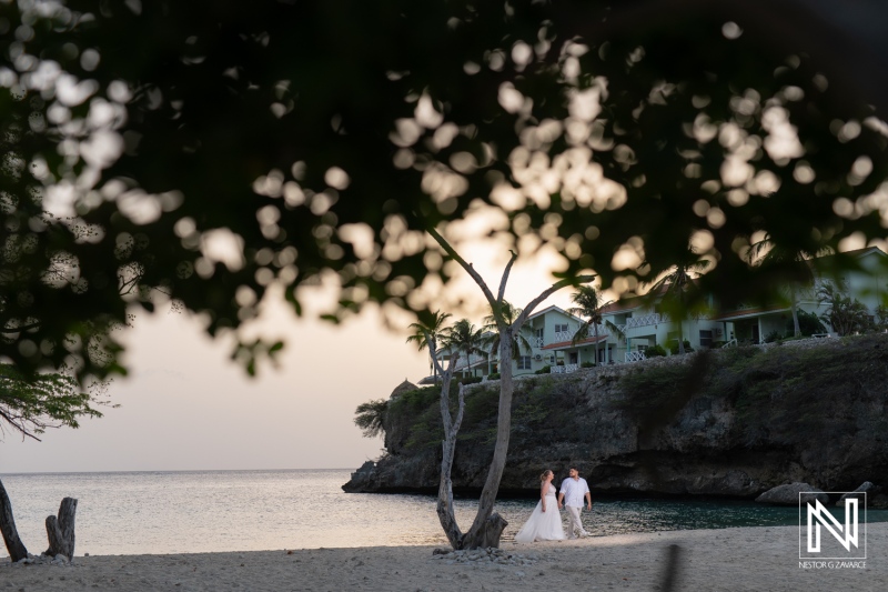 Oceanfront Trash the Dress in Curacao