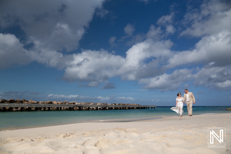 Newlyweds on Marichi Beach