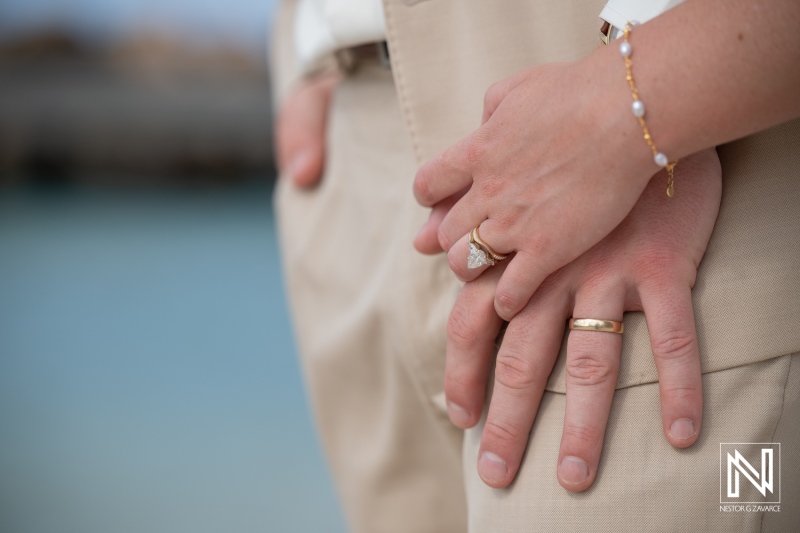 Wedding Rings and Joined Hands