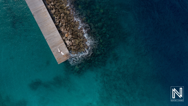 Aerial View of the Marichi Pier
