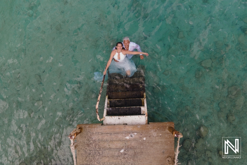 Trash the Dress session at Kokomo Beach