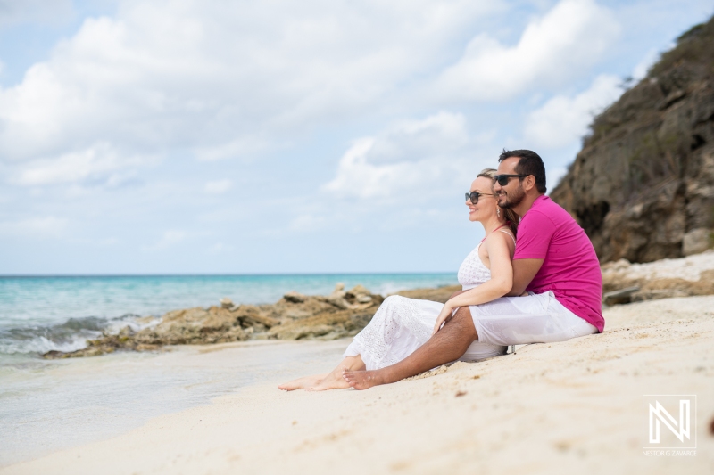 Couple photoshoot at Playa Porto Mari