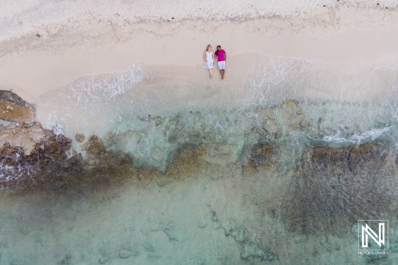 Couple photoshoot at Playa Porto Mari