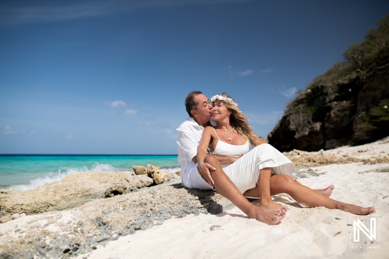 Trash the Dress photoshoot at Playa Porto Mari