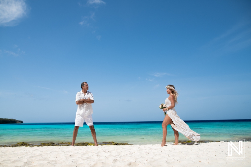 Trash the Dress photoshoot at Playa Porto Mari