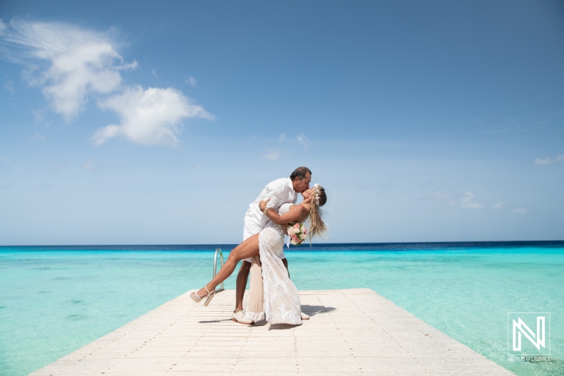 Trash the Dress photoshoot at Playa Porto Mari