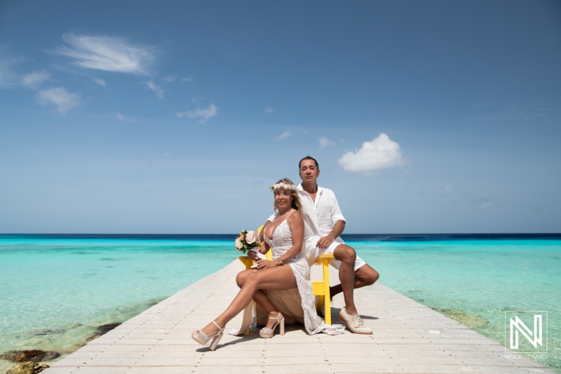 Trash the Dress photoshoot at Playa Porto Mari