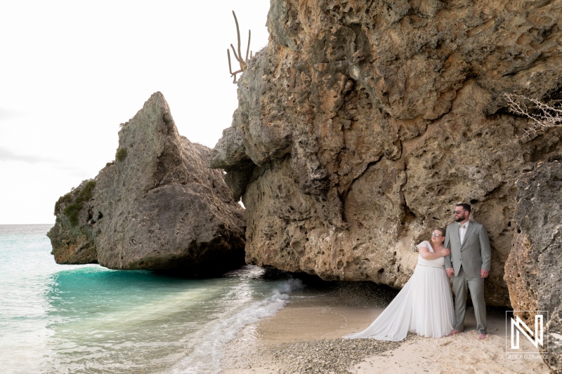Caribbean Beach Couple Portrait