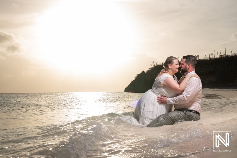 Romantic Post-Wedding Session in Curacao