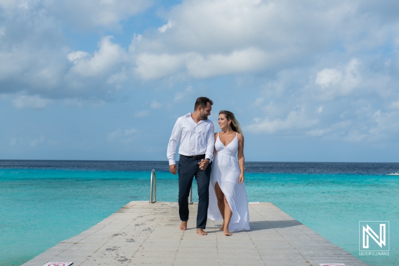 Trash the Dress photoshoot at Playa Porto Mari