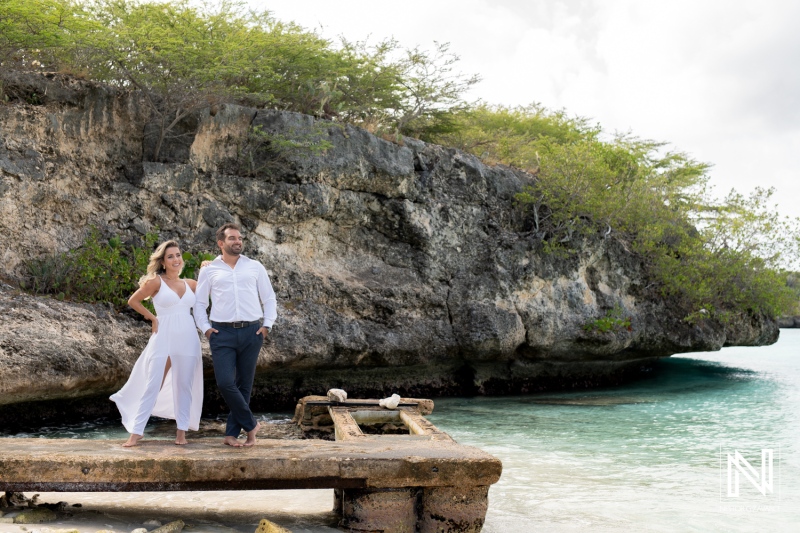 Trash the Dress photoshoot at Playa Porto Mari