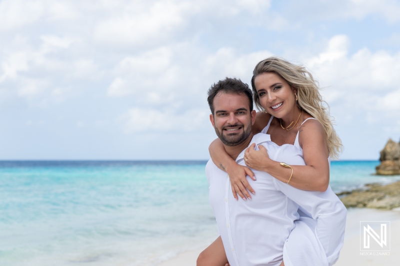 Trash the Dress photoshoot at Playa Porto Mari