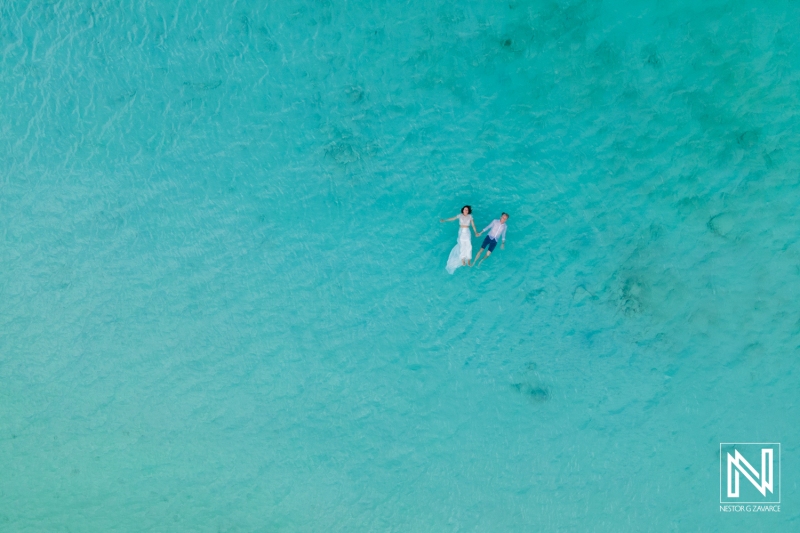 Trash the Dress session at Playa Porto Mari