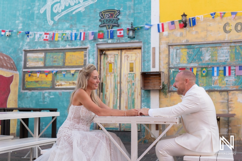 Underwater Trash the Dress in Curacao