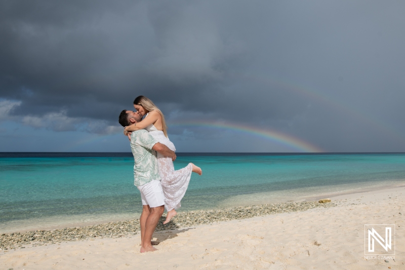 Couple photoshoot at Cas Abao Beach