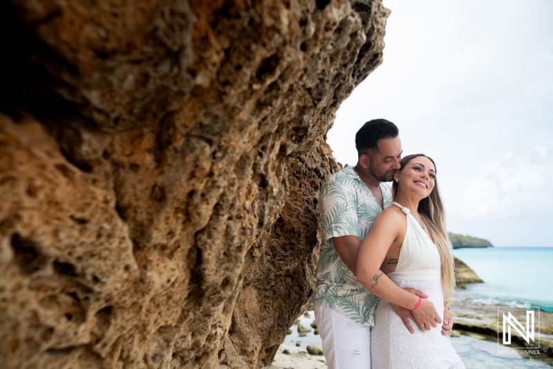 Couple photoshoot at Cas Abao Beach