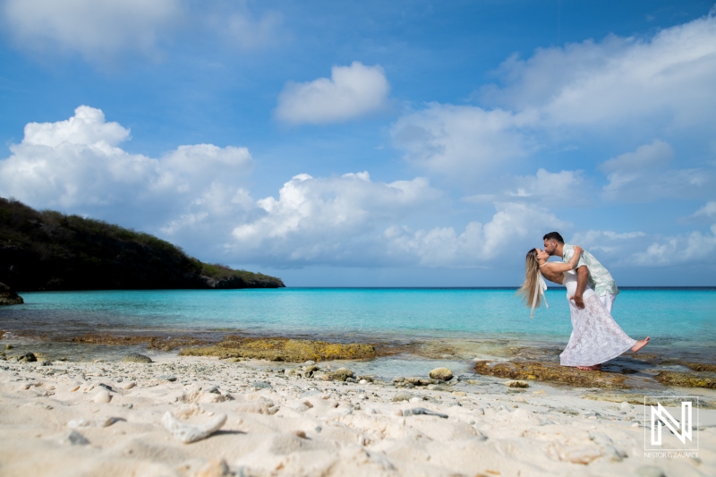 Couple photoshoot at Cas Abao Beach