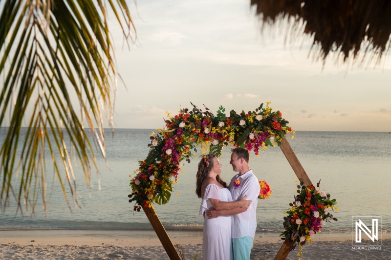Couple's sunset photoshoot session