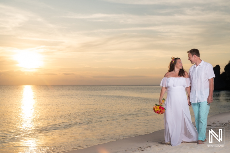 Couple's sunset photoshoot session