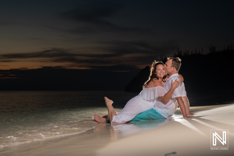 Couple's sunset photoshoot session