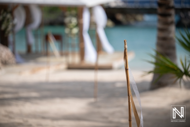 Ceremony Details beside the Beach