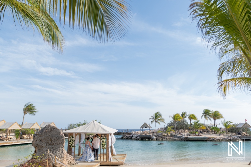 Intimate Pavilion overlooking the Caribbean