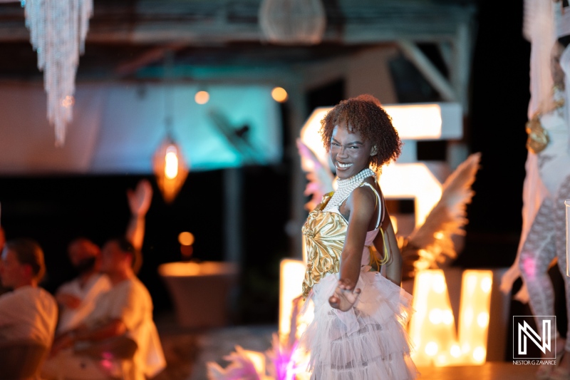 Tropical Vow Renewal Reception