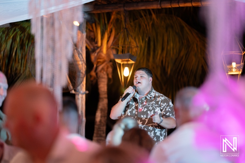 Tropical Vow Renewal Reception