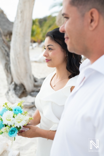 Couple at the ceremony