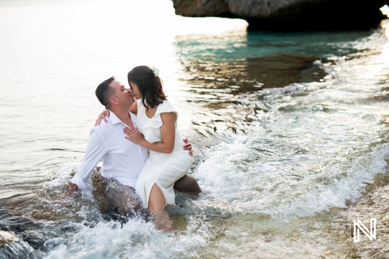 Photoshoot session at Cas Abao Beach