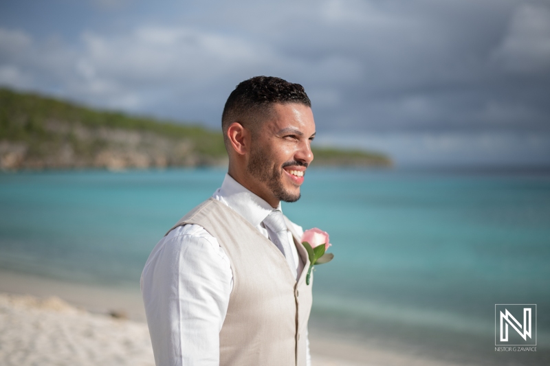 Groom waiting for bride