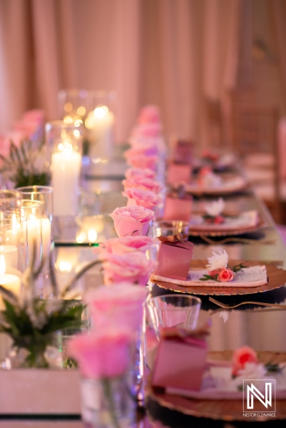 Reception decor