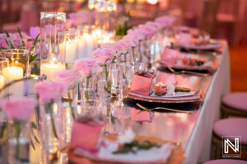 Reception decor