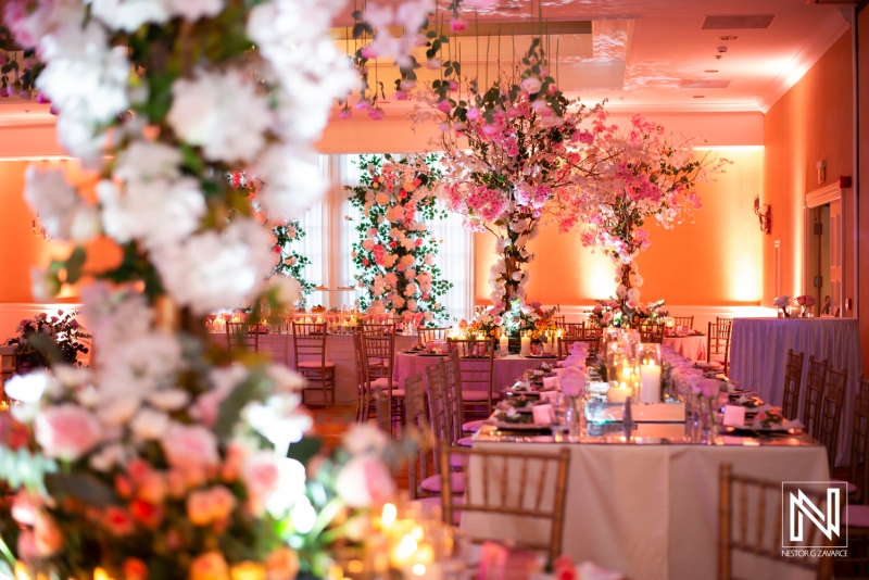 Reception decor