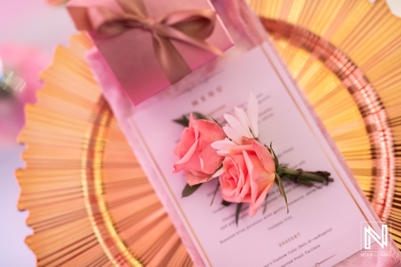 Reception decor