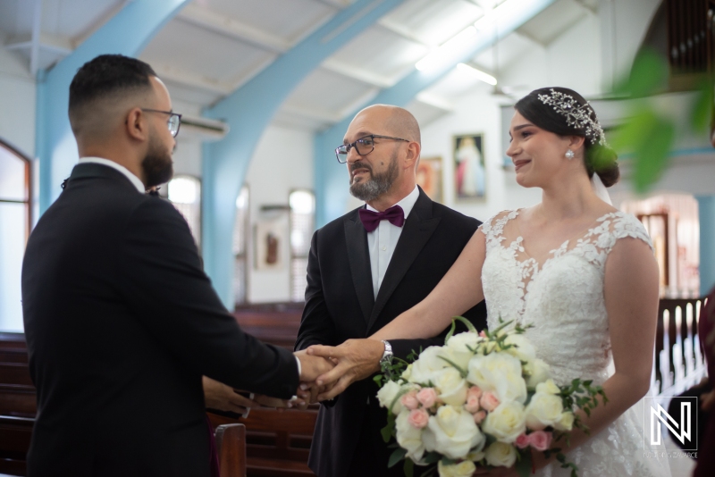 Bride and Groom first look