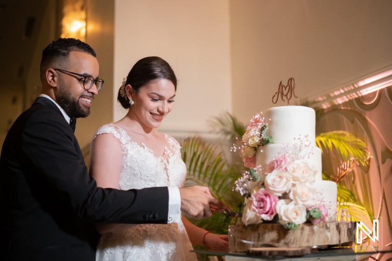 Cutting the cake