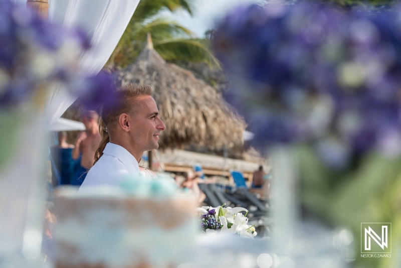 Groom on his wedding ceremony