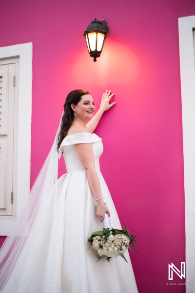 Bride pose