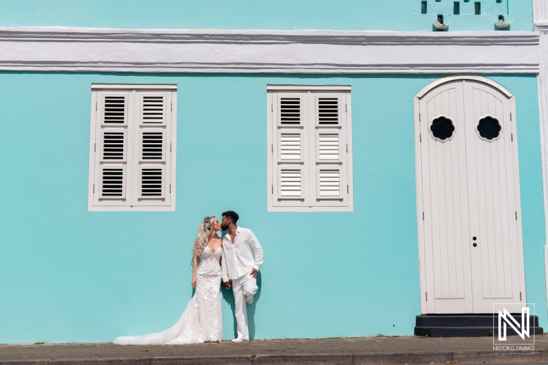 Bride and groom photoshoot session