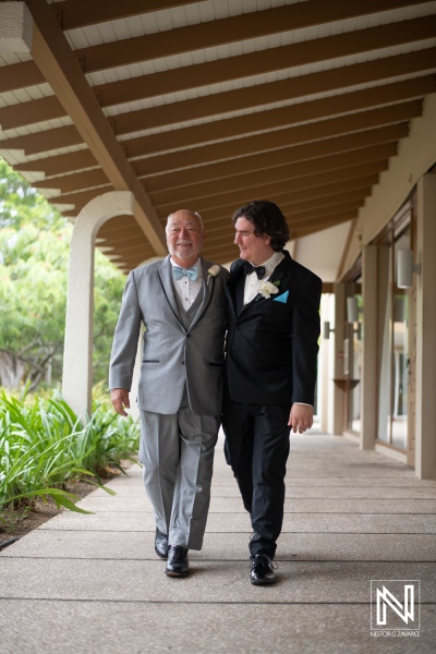 Groom with father