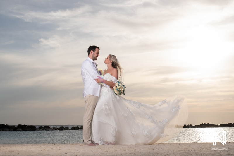 Bride and groom photoshoot session