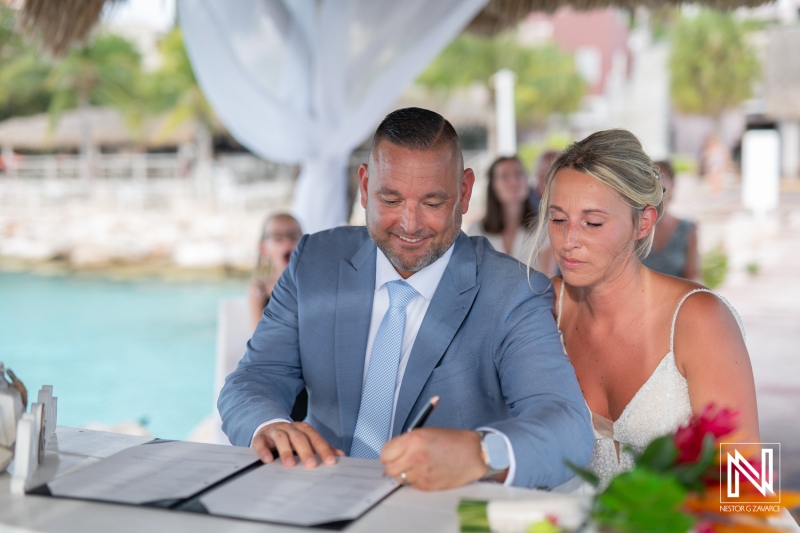 Celebrating love at Karakter in Curacao during a beautiful wedding ceremony