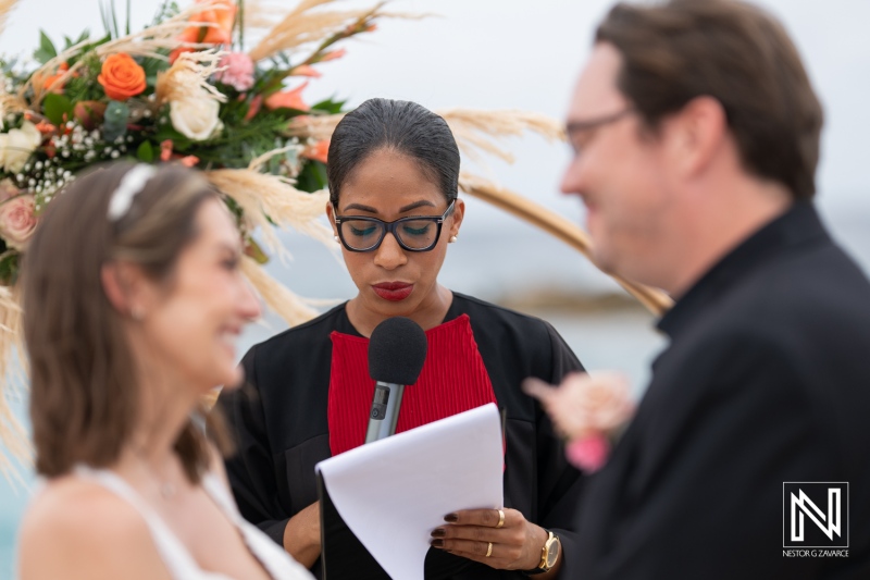 Ceremony at Sunscape Curacao showcases love and commitment with beautiful vows exchanged