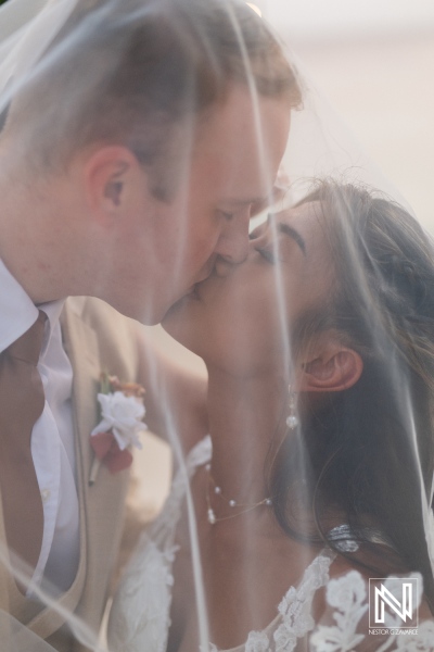 Bride and groom photoshoot session