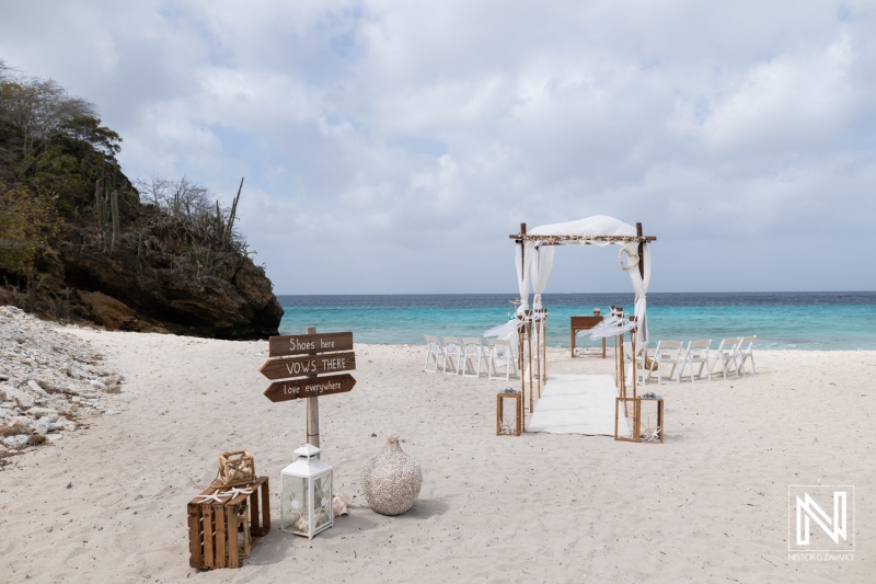 Caribbean Wedding Ceremony at Playa Hunku