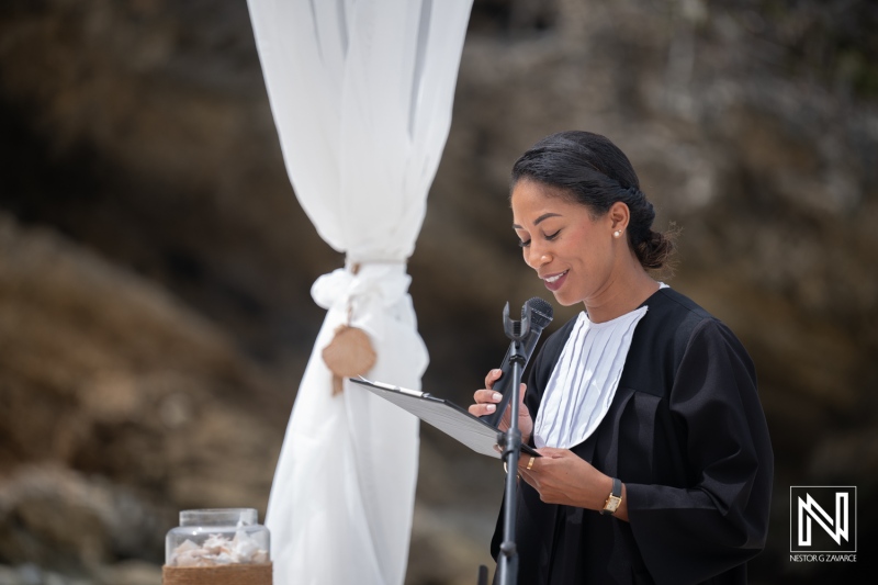 Caribbean Wedding Vows at Playa Hunku