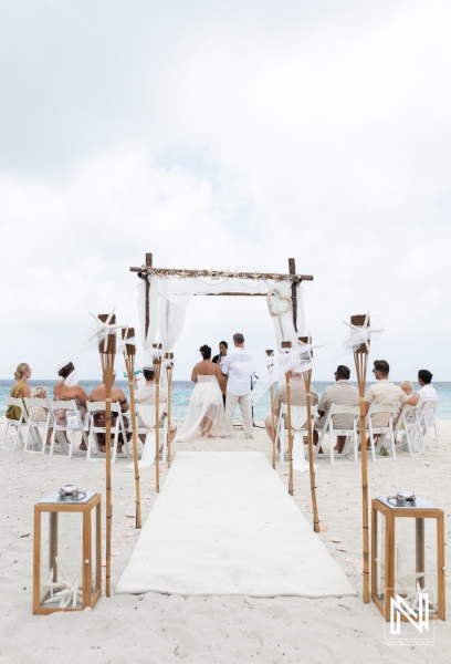 Elegant Caribbean Wedding Portrait